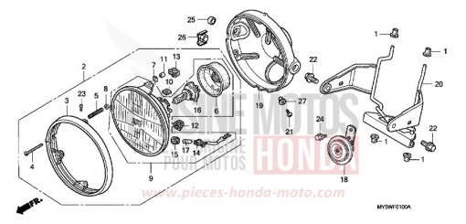 PROJECTEUR (1) CB500V de 1997